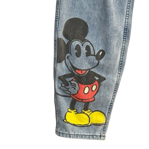 Mickey and Minnie Mouse Drawstring Denim Pants for Women by Her Universe SZ. M - Picture 5 of 15